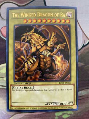 Yugioh! The Winged Dragon of Ra 25th Anniversary LC01-EN003 Ultra Rare NM/M-image