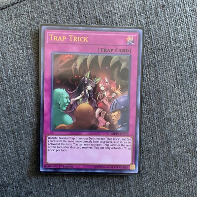 Trap Trick 1st Ed Ultra Rare MP19-EN213 NM YuGiOh! Mega Tins Trap-image