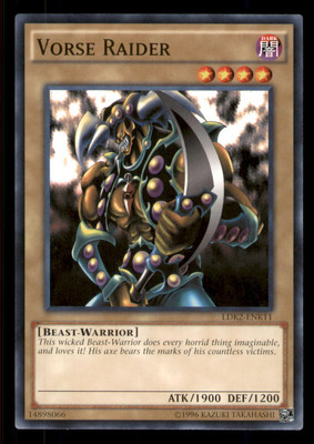 Yugioh Vorse Raider #LDK2-ENK11 Legendary Decks II LP-image