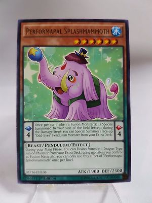Yu-Gi-Oh 2016 Mega Tin Mega Pack #MP16-EN106 Performapal Splashmammoth R-image
