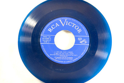 BLUE WAX Annie Get Your Gun 45RPM 2 Record Set OG Box & Sleeves NICE!-image