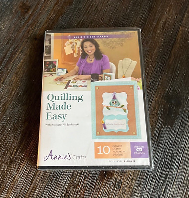 Quilling Made Easy With Instructor Alli Bartkowski DVD + Pattern CD Sealed NEW-image