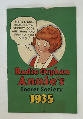 Orphan Annie's Secret Society Radio OVALTINE 1935 Signs Signals Book Collectible-image