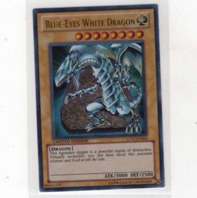 Blue Eyes White Dragon Yugioh Legendary Collection Ultra Rare LC01-EN005 Lim Ed-image