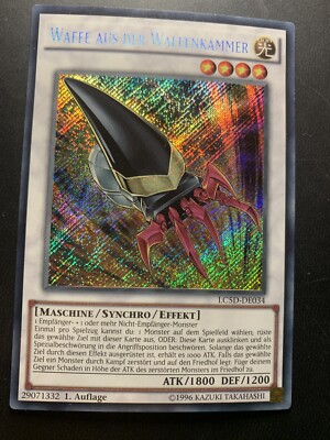Yugioh! Armory Weapon Secret Rare - LC5D-EN034 1st Edition - German-image