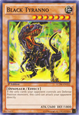 Yu-Gi-Oh! - Black Tyranno  (LCJW-EN152) - Legendary Collection 4 - Common - NM-image