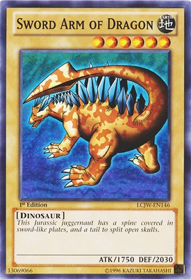 Sword Arm of Dragon - LCJW-EN146 - Common - 1st Edition Lightly Played Legendary-image