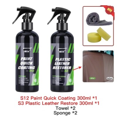 Ceramic Coating More Shine Fortify Quick Coat Hydrophobic Polish Waterless Car W-image