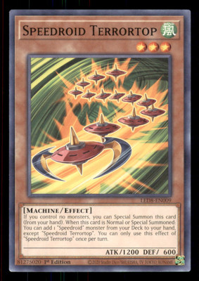 Yugioh Speedroid Terrortop #LED8-EN009 Legendary Duelists: Synchro Storm LP-image
