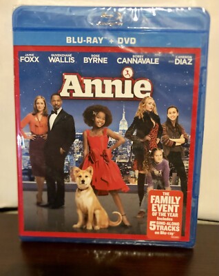 Annie [Blu-ray + DVD] Jamie Foxx, Quvenzhane Wallis, Cameron Diaz-image