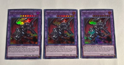 3X Yugioh Destruction Dragon LC06-EN003 Ultra Rare Limited Edition NM-image