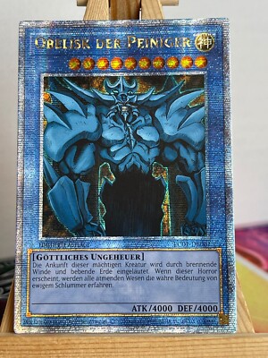 Obelisk The Tormentor LC01-EN001 Quarter Century Secret Rare German NM YUGIOH-image