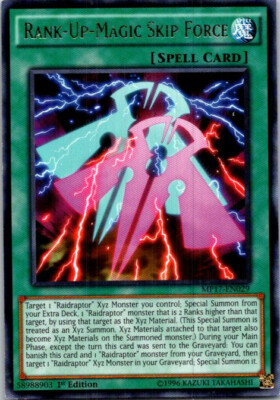 Rank-Up-Magic Skip Force MP17-EN029 Yu-Gi-Oh! 1st Edition Light Play-image