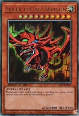 Yugioh! LP Slifer the Sky Dragon - LC01-EN002 - Ultra Rare - Limited Edition (25-image