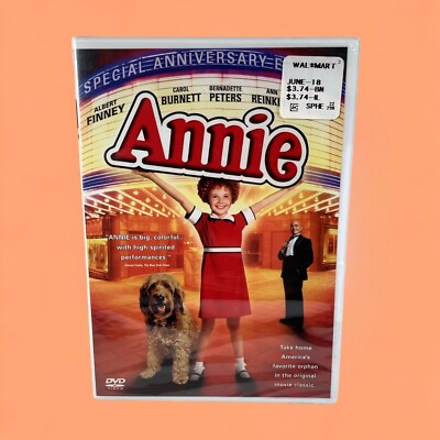 Annie (DVD, 1982, Special Anniversary Edition) Aileen Quinn Carol Burnett - New-image
