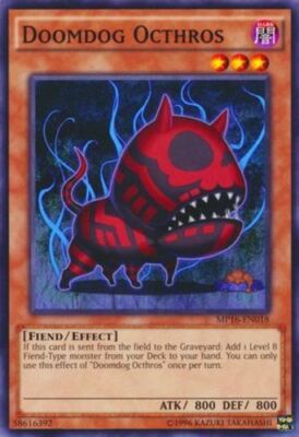 Doomdog Octhros - MP16-EN018 - Common - Unlimited Edition x1 - Moderately Played-image