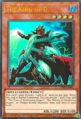 Yugioh - The King of D. - Limited Edition - Ultra Rare NM - Free Holo Card-image