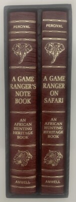 x/1000 Genuine Leather Amwell Press Percival Game Ranger's Notebook / On Safari-image