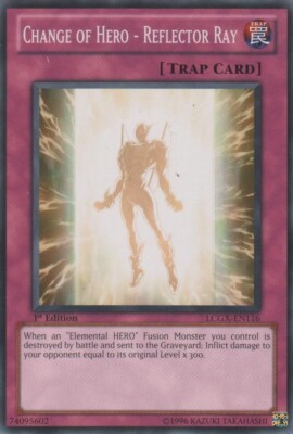Change of HERO - Reflector Ray - LCGX-EN116 - Common - Unlimited Edition x3 - Ne-image