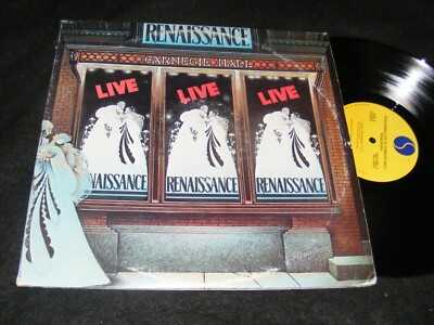 RENAISSANCE 2 LP LIVE At Carnegie Hall SIRE 1976 Annie Haslam Folk Prog GATEFOLD-image