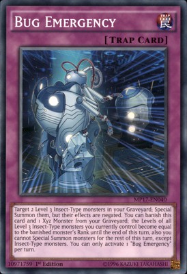 1st Ed Bug Emergency MP17-EN040 Yugioh-image