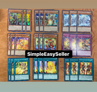 🔥Yugioh - 27x Armed Dragon Thunder Core/Deck /Playset MP22-EN002 Mega Tins-image