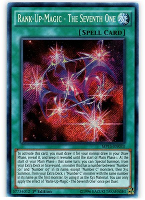 Rank-Up-Magic - The Seventh One - MP15-EN033 - Secret Rare - 1st Edition Near Mi-image