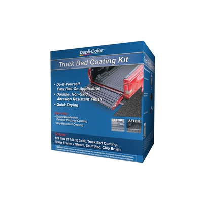 Duplicolor TRG302K Truck Bed Coating Kit Black Vinyl Polymer Includes: 1-Gallon-image