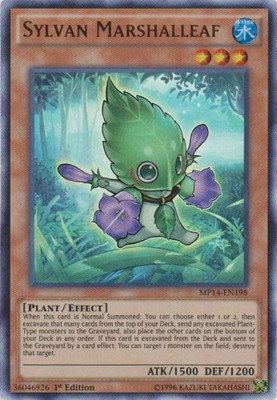 Sylvan Marshalleaf - MP14-EN198 - Ultra Rare - 1st Edition x1 Moderately Played-image