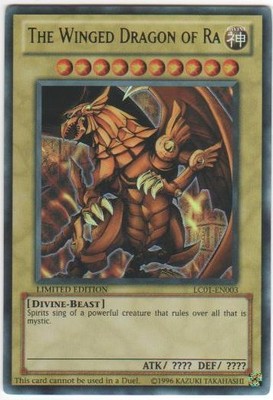 The Winged Dragon of Ra - LC01-EN003 - Ultra Rare - Limited Edition NM YuGiOh!  -image