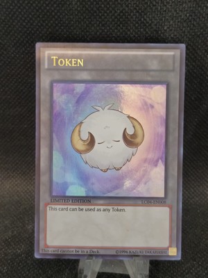 Lamb Token (White) (LC04-EN008) Limited Edition - Ultra Rare - Light Play-image