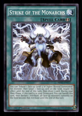 Yugioh Strike of the Monarchs #MP15-EN177 2015 Mega-Tins Mega Pack LP-image
