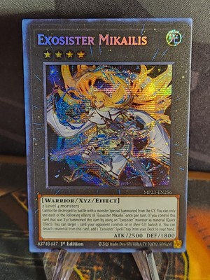 Yu-Gi-Oh! Exosister Mikailis MP23-EN256 25th Anniversary Tin 1st Edition PSC 🔥-image