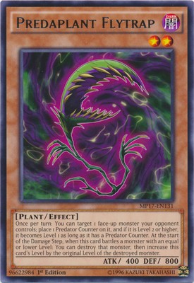 Predaplant Flytrap - MP17-EN131 - Rare - 1st Edition Near Mint 2017 Mega Tin Sin-image