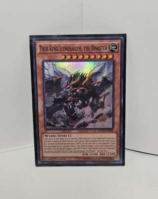 Yu-Gi-Oh! TCG True King Lithosagym, the Disaster 2017 Mega-Tin Mega Pack...-image