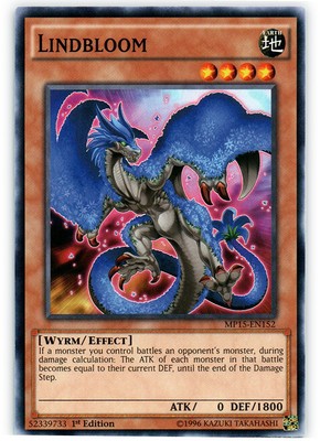 Yugioh! Lindbloom - MP15-EN152 - Common - 1st Edition Near Mint, English-image