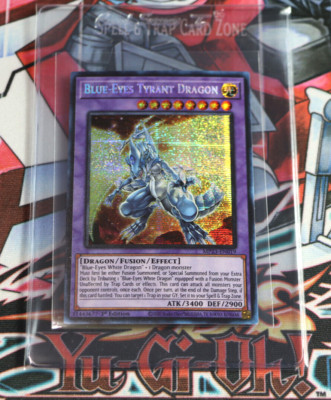 YuGiOh Blue-Eyes Tyrant Dragon MP23-EN019 1st Edition Prismatic Secret Rare-image