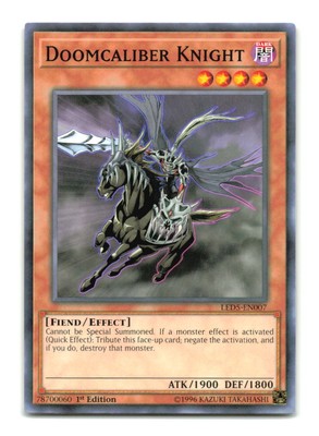 Doomcaliber Knight - LED5-EN007 1st Edition - YuGiOh-LP-image