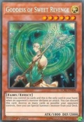 Yugioh! LP Goddess of Sweet Revenge - LCKC-EN106 - Secret Rare - 1st Edition Lig-image