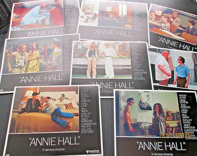 WOODY ALLEN: (ANNIE HALL) ORIG,1977 MOVIE LOBBY CARD SET (CLASSIC)-image