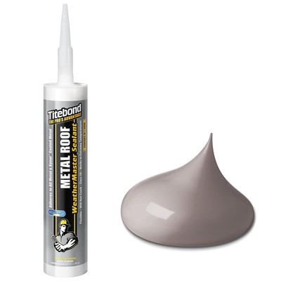 Titebond WeatherMaster Metal Roof Sealant 62061 Clay 9.5 Oz. -image