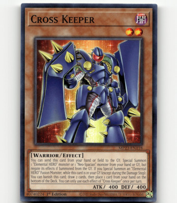 Yugioh Cross Keeper 25th Anniv. Tin: Dueling Heroes Mega Pack-image