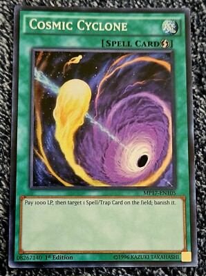Cosmic Cyclone MP17-EN105 1st Edition Holographic Near Mint -image