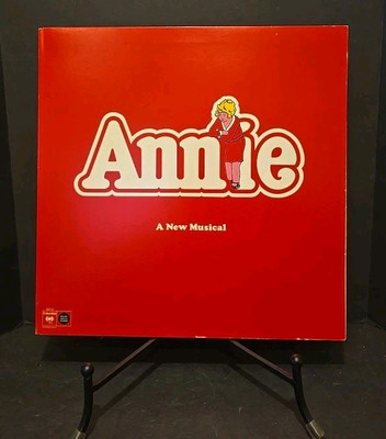 Original Cast Annie (A New Musical) VINYL RECORD LP Gatefold  JS 34712 VG+-image