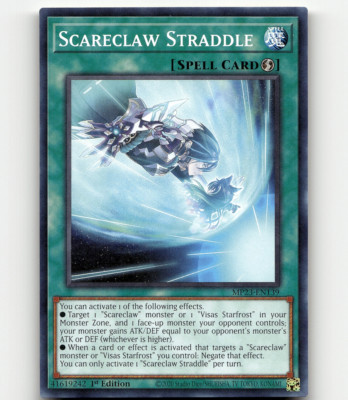 Yugioh Scareclaw Straddle 25th Anniv. Tin: Dueling Heroes Mega Pack-image