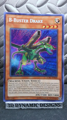 | Yugioh B-Buster Drake LCKC-EN020 Secret Rare Legendary Kaiba NM 🔥 |-image