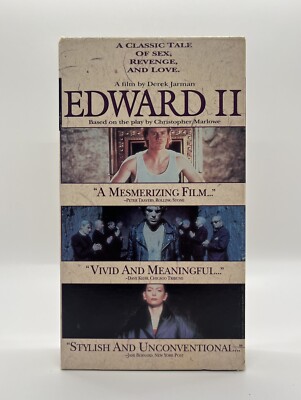 EDWARD II VHS 1992 Annie Lennox Tilda Swinton Steven Waddington TESTED-image