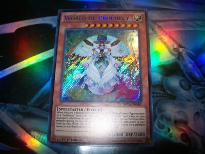 World of Prophecy 1st Edition Secret Rare MP14-EN081 Yu-Gi-Oh!-image