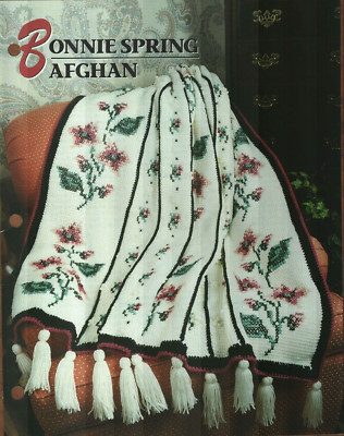 NEW BONNIE SPRING AFGHAN ANNIE'S CROCHET QUILT AFGHAN CLUB PATTERN INSTRUCTIONS-image