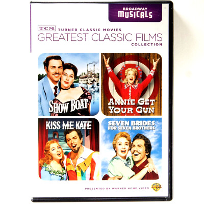 TCM Classic Films (DVD) Show Boat Annie Get Your Gun Kiss Me Kate Seven Brides-image